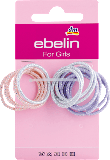 gumičky do vlasů tenké, barevný mix ebelin