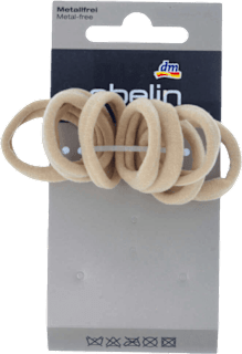 Mini gumice za kosu – bež ebelin