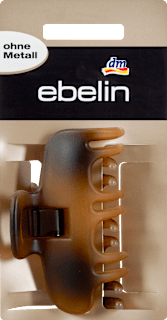 Mollettone per capelli marrone avana opaco ebelin