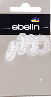 Spiralne elastike za lase, prozorne ebelin