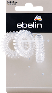 Spiralne elastike za lase, mat prozorne ebelin
