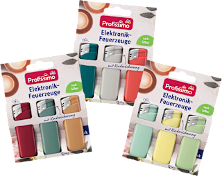 Elektronik-Feuerzeuge sortiert Profissimo