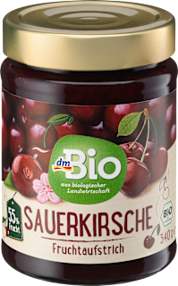 Fruchtaufstrich, Sauerkirsche 55% Frucht dmBio