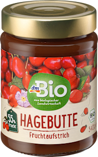 Fruchtaufstrich, Hagebutte 55% Frucht dmBio