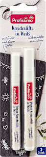 Kreidestifte Set 2 tlg Weiß Profissimo