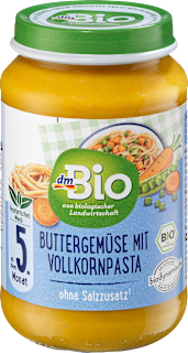 bio příkrm zelenina na másle & těstoviny dmBio