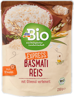 Bio beli basmati riž Express dmBio