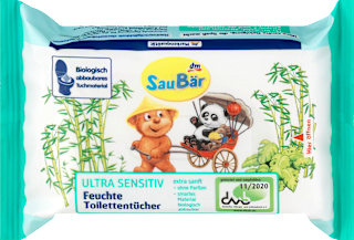 Papier toaletowy nawilżany Ultra Sensitive  SauBär