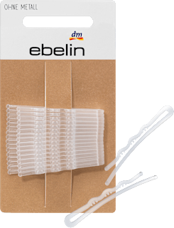 Haarschieber ohne Metall transparent ebelin