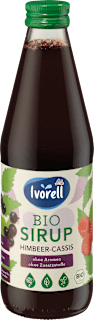 Bio Himbeer-Cassis Sirup Ivorell