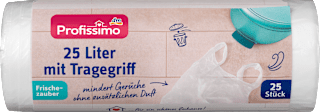 Sac de gunoi cu mâner, 25 litri Profissimo