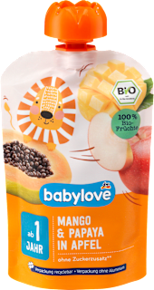 Bebi kašica užitak - mango, papaja u jabuci, od 1. godine babylove