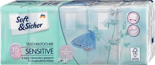 SENSITIVE papirne maramice – 4-slojne Soft&Sicher