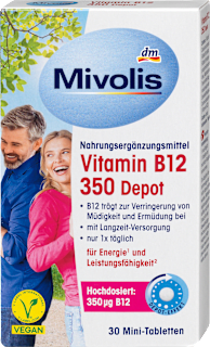 vitamín B12 350 Depot, 30 tablet Mivolis