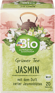 Grüner Tee Jasmin (20 Beutel) dmBio