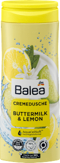 Kremowy żel pod prysznic, maślanka & cytryna Balea