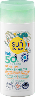 Mleczko do opalania dla dzieci Sensitiv, SPF 50+ SUNDANCE