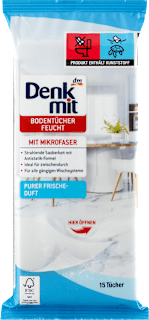 Nedves padlótisztító kendő friss illattal Denkmit