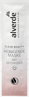 Clear Beauty maska za čišćenje lica sa aktivnim ugljem alverde NATURKOSMETIK