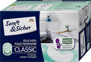 Vlažni toaletni papir Classic Sensitive Sanft&Sicher