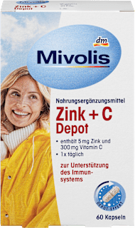 Cink + vitamin C depo kapsule, dodatak ishrani Mivolis