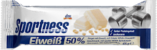 proteinová tyčinka crispy s příchutí bílé čokolády Sportness