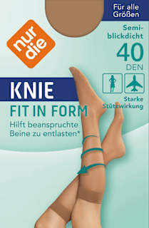 Knie Fit in Form Kniestrümpfe - Amber 40 DEN (1 Paar) nur die