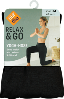 Relax & Go Yoga Hose, schwarz, Gr. M 40/42 nur die