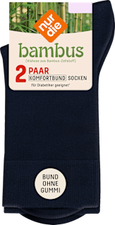 Komfort-Socken Bambus blau Gr. 39-42 nur die