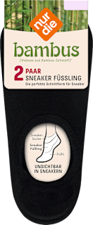 Sneaker Füssling Bambus schwarz Gr. 35-38 nur die