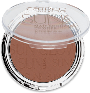 Sun Glow Matt Bronzing kompaktni puder – 035 Universal Bronze CATRICE