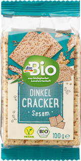 Krakersy orkiszowe z sezamem dmBio