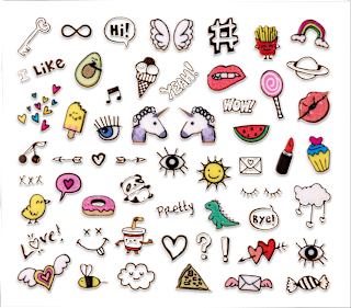 Nagelsticker Hey, Be Happy essence