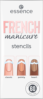 French Manikür Schablone 01 Walk The Line essence