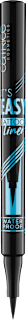 Vodoodporni tekoči eyeliner It's Easy Tattoo Liner, 010 Black Lifeproof CATRICE