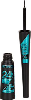 Vodoodporni tekoči eyeliner 24 Brush  010 - Black Waterproof CATRICE