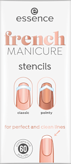 French MANICURE stencils 01 essence