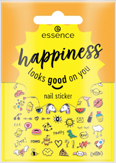 Happiness looks good on you nail sticker essence