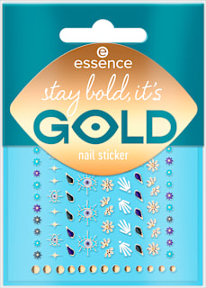 Stay bold, it's GOLD nail sticker essence