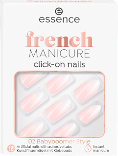 French MANICURE click-on nails 02 essence