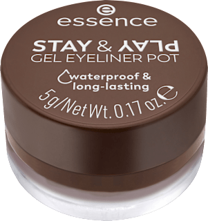 Črtalo za oči v gelu STAY & PLAY, 02 Brown essence