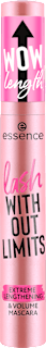 lash WITHOUT LIMITS maskara - 01 Ultra Black essence