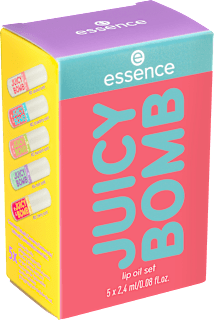 set olejů na rty Juicy Bomb 01 Glossy days ahead! essence