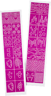 Szablony do malowania paznokci nail art Stencils essence