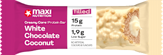 Barretta proteica cioccolato bianco e cocco maxi NUTRITION