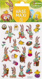 samolepky na vajíčka Zajíci maxi HEITMANN Eierfarben
