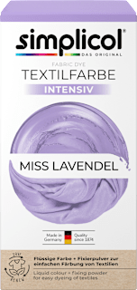 Textilfarbe intensiv Miss Lavendel Simplicol