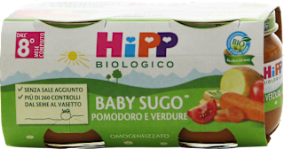 Baby sugo con pomodoro e verdure HiPP