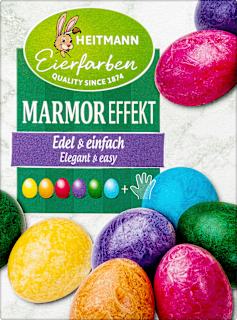 barvy na vajíčka, mramorový efekt HEITMANN Eierfarben