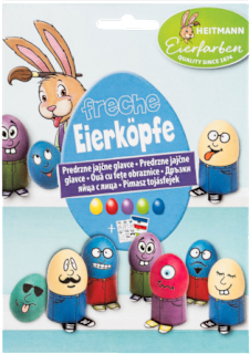 HTM 5 culori vopsea + fete amuzante HEITMANN